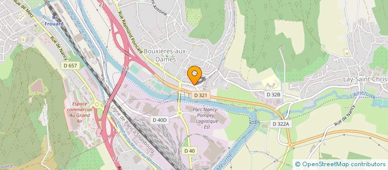 localisation de l'entreprise MONSIEUR ALAIN GASPARD  BOUXIERES-AUX-DAMES