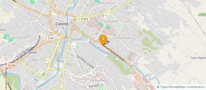 localisation de l'entreprise MONSIEUR ALAIN GASPARD à CASTRES