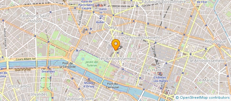 localisation de l'entreprise MONSIEUR ALAIN GASTINEAU  PARIS