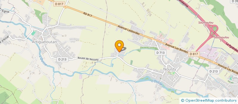 localisation de l'entreprise MONSIEUR ALAIN GATIER  NOUSTY