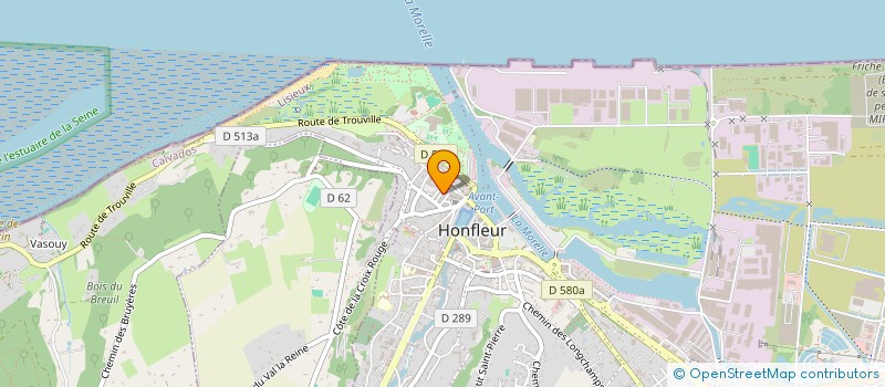 localisation de l'entreprise MONSIEUR ALAIN GATINET à HONFLEUR