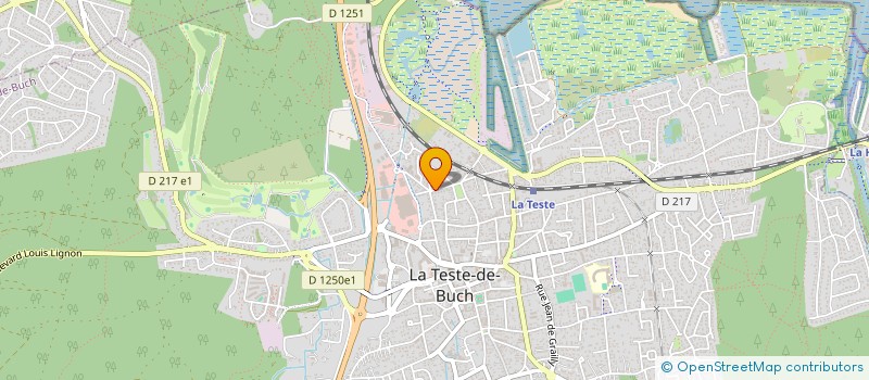 localisation de l'entreprise MONSIEUR ALAIN GATIUS à LA TESTE-DE-BUCH