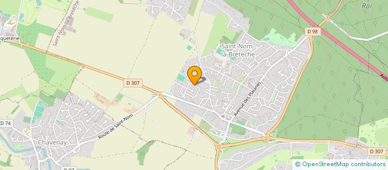 localisation de l'entreprise MONSIEUR ALAIN GAU  SAINT-NOM-LA-BRETECHE