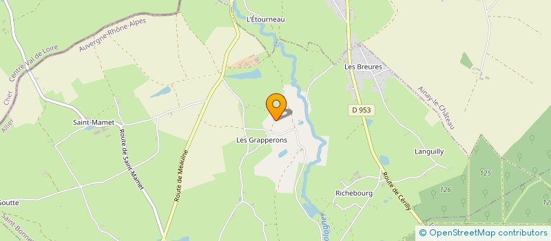 localisation de l'entreprise MONSIEUR ALAIN GAUBERT  SAINT-BONNET-TRONCAIS