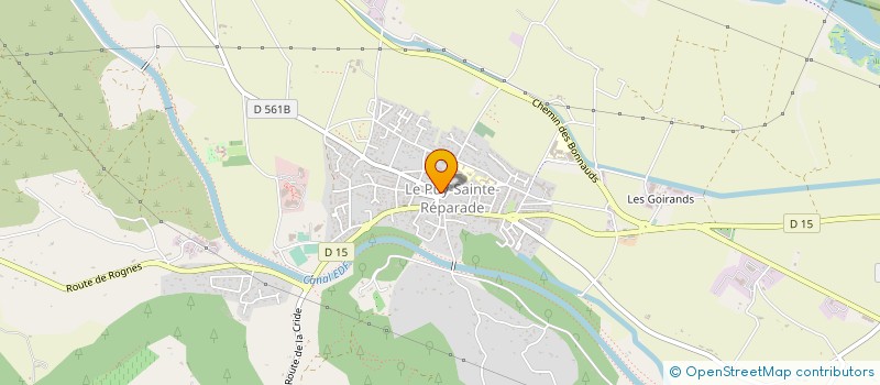 localisation de l'entreprise MONSIEUR ALAIN GAUDE à LE PUY-SAINTE-REPARADE