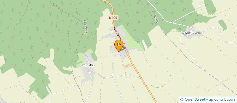 localisation de l'entreprise MONSIEUR ALAIN GAUDIN  CHAMPLOST