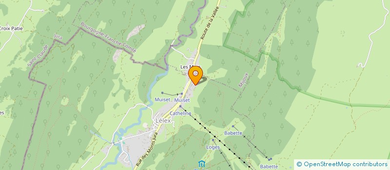 localisation de l'entreprise MONSIEUR ALAIN GAUDIN  LELEX