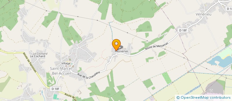 localisation de l'entreprise MONSIEUR ALAIN GAUDIN  SAINT-MARCEL-BEL-ACCUEIL