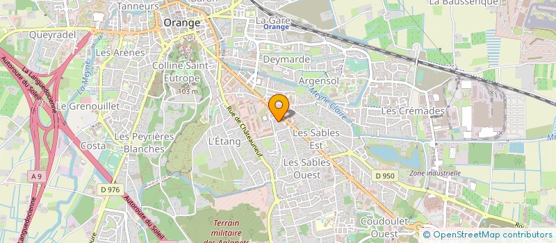 localisation de l'entreprise MONSIEUR ALAIN GAUDU à ORANGE