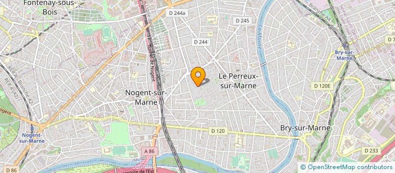 localisation de l'entreprise MONSIEUR ALAIN GAUDUCHON à LE PERREUX-SUR-MARNE