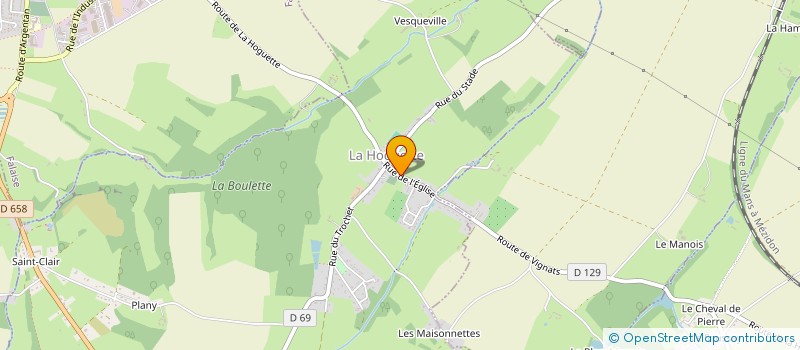 localisation de l'entreprise MONSIEUR ALAIN GAULTIER  SAINT-PIERRE-CANIVET