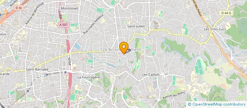localisation de l'entreprise MONSIEUR ALAIN GAURIE à MARSEILLE