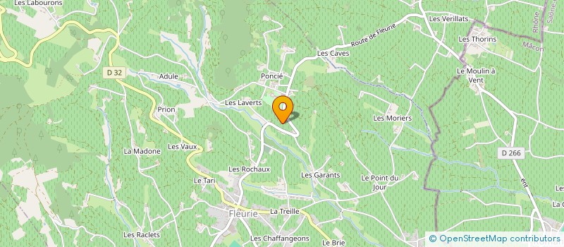 localisation de l'entreprise MONSIEUR ALAIN GAUTHIER à FLEURIE