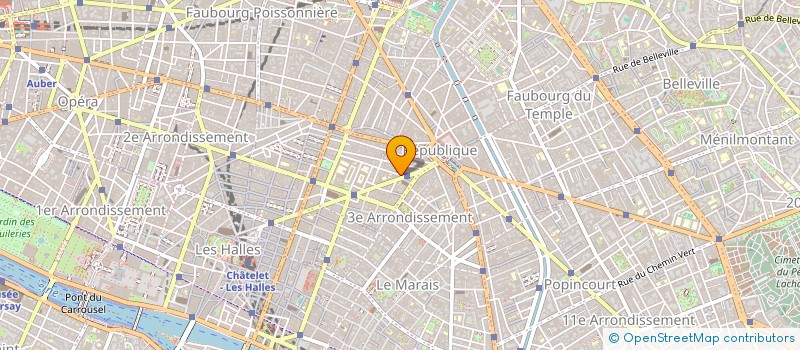 localisation de l'entreprise MONSIEUR ALAIN GAUTHIER à PARIS