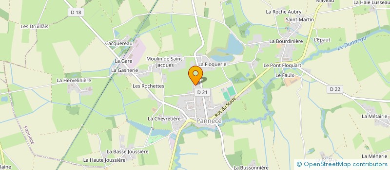 localisation de l'entreprise MONSIEUR ALAIN GAUTIER  PANNECE