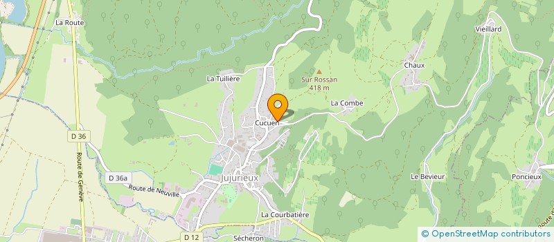 localisation de l'entreprise MONSIEUR ALAIN GAUTRET  JUJURIEUX