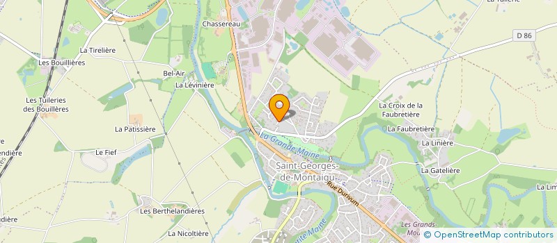 localisation de l'entreprise MONSIEUR ALAIN GAUTRON à MONTAIGU-VENDEE