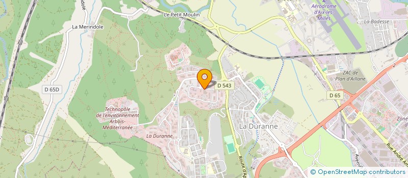 localisation de l'entreprise MONSIEUR ALAIN GAUVIN  AIX-EN-PROVENCE