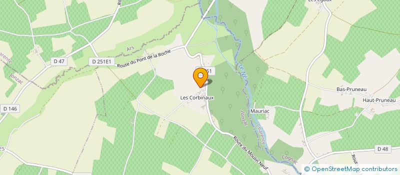 localisation de l'entreprise MONSIEUR ALAIN GEAY à CELLES