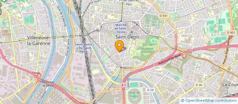 localisation de l'entreprise MONSIEUR ALAIN GEFFROY à SAINT-DENIS