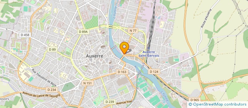localisation de l'entreprise MONSIEUR ALAIN GEHIN à AUXERRE