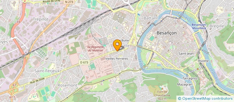 localisation de l'entreprise MONSIEUR ALAIN GELOT  BESANCON