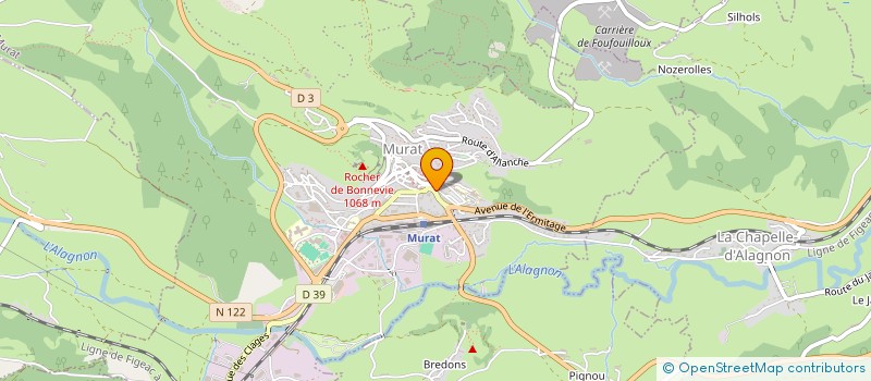 localisation de l'entreprise MONSIEUR ALAIN GELY à MURAT
