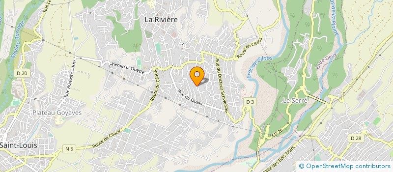 localisation de l'entreprise MONSIEUR ALAIN GENCE à SAINT-LOUIS