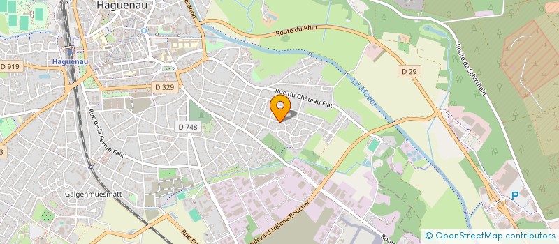 localisation de l'entreprise MONSIEUR ALAIN GENDRE  HAGUENAU