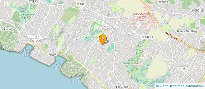 localisation de l'entreprise MONSIEUR ALAIN GENDREAU  VAUX-SUR-MER