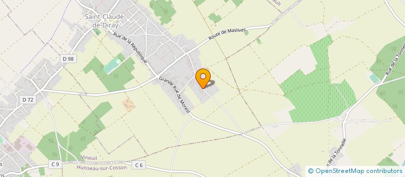 localisation de l'entreprise MONSIEUR ALAIN GENDRIER  SAINT-CLAUDE-DE-DIRAY