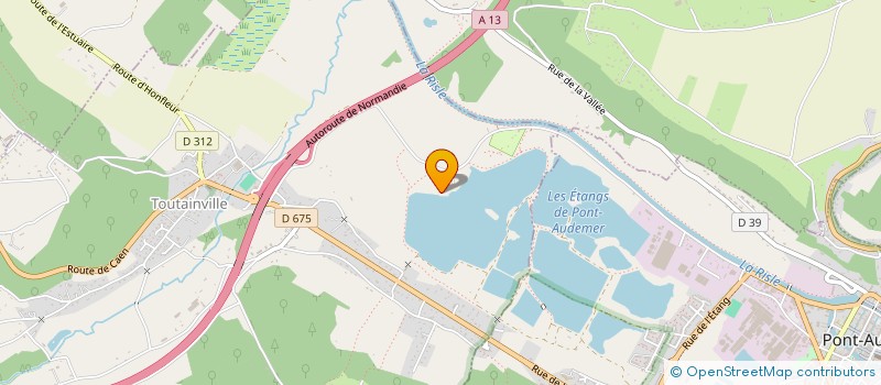 localisation de l'entreprise MONSIEUR ALAIN GENEST  TOUTAINVILLE