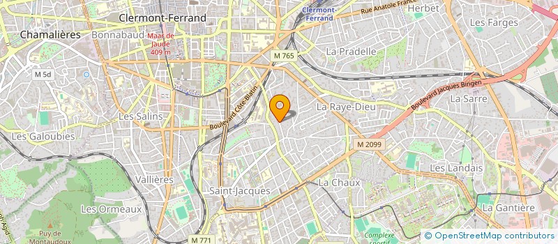 localisation de l'entreprise MONSIEUR ALAIN GENESTIER à CLERMONT-FERRAND