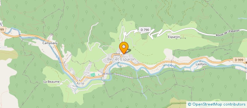 localisation de l'entreprise MONSIEUR ALAIN GENTY  BEZ-ET-ESPARON