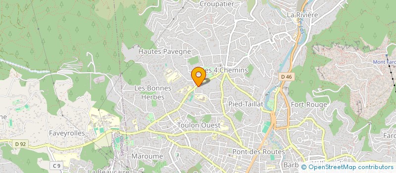 localisation de l'entreprise MONSIEUR ALAIN GEORGES à TOULON