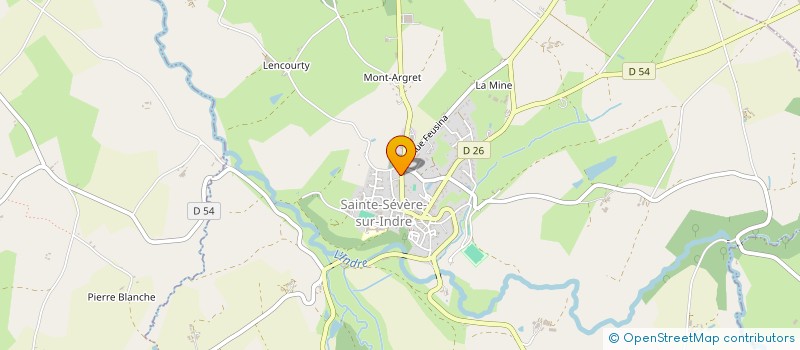 localisation de l'entreprise MONSIEUR ALAIN GERBAUD à SAINTE-SEVERE-SUR-INDRE