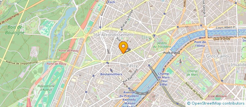 localisation de l'entreprise MONSIEUR ALAIN GERBAUX à PARIS