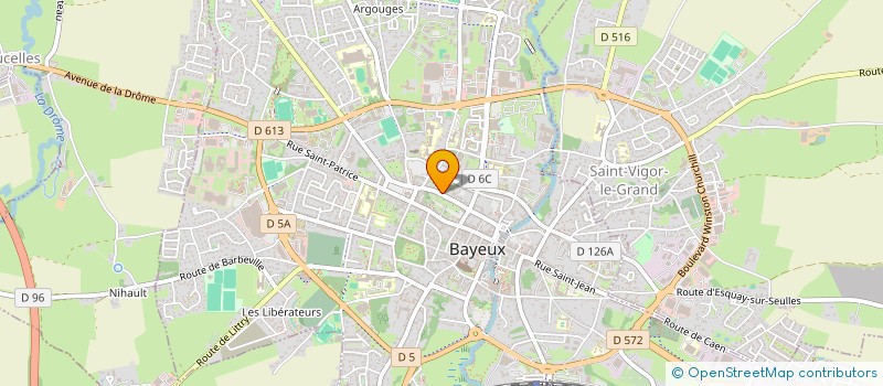 localisation de l'entreprise MONSIEUR ALAIN GERBE à BAYEUX