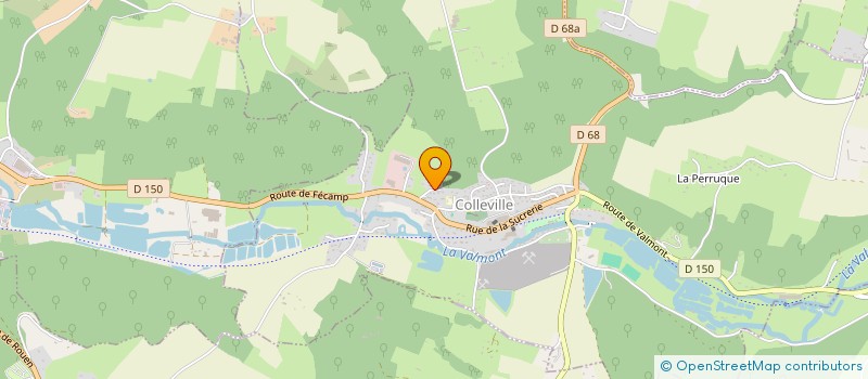 localisation de l'entreprise MONSIEUR ALAIN GERVAIS  COLLEVILLE