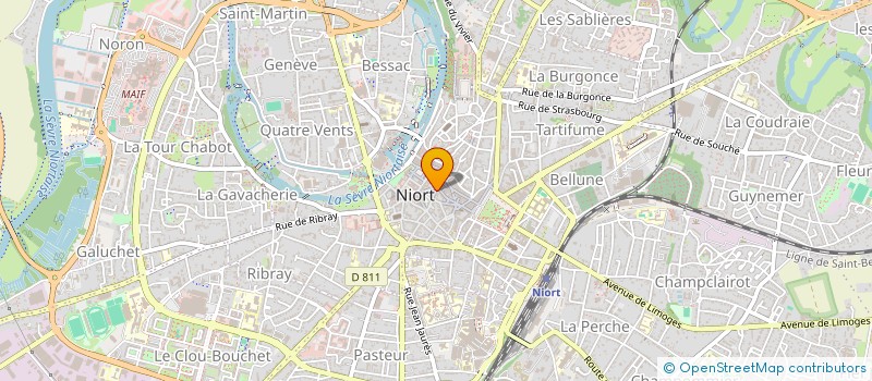 localisation de l'entreprise MONSIEUR ALAIN GERVEREAU à NIORT