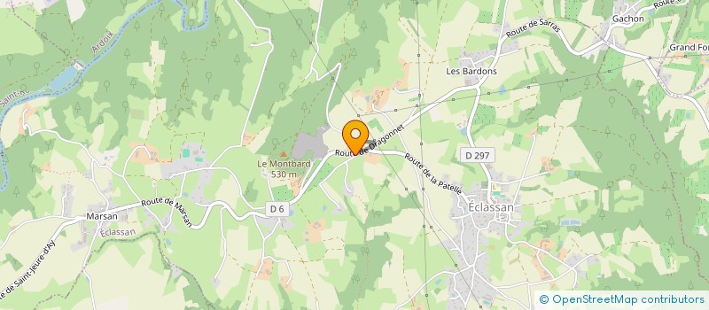 localisation de l'entreprise MONSIEUR ALAIN GERY  ECLASSAN