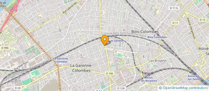 localisation de l'entreprise MONSIEUR ALAIN GESQUIERE à LA GARENNE-COLOMBES