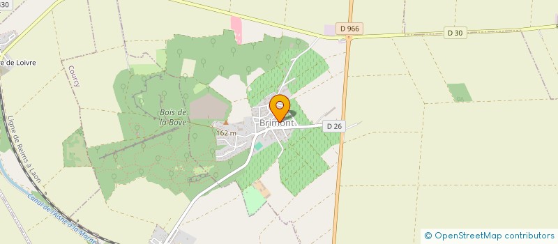 localisation de l'entreprise MONSIEUR ALAIN GESSEAUME  BRIMONT