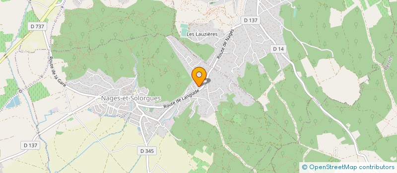 localisation de l'entreprise MONSIEUR ALAIN GIACALONE à NAGES-ET-SOLORGUES