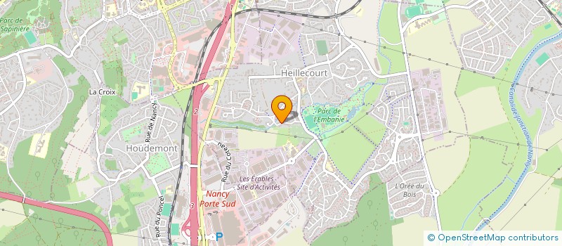 localisation de l'entreprise MONSIEUR ALAIN GIACOMELLI  HEILLECOURT