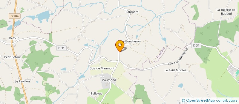 localisation de l'entreprise MONSIEUR ALAIN GIBAUD à JANAILHAC