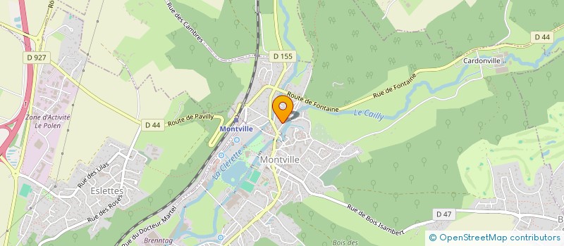 localisation de l'entreprise MONSIEUR ALAIN GIBAUX  MONTVILLE