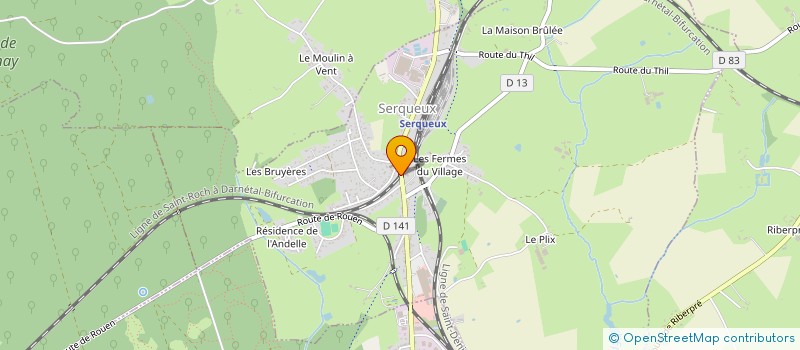 localisation de l'entreprise MONSIEUR ALAIN GIBERT  FORGES-LES-EAUX