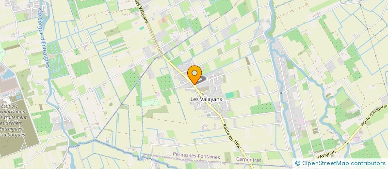 localisation de l'entreprise MONSIEUR ALAIN GIBERT  PERNES-LES-FONTAINES