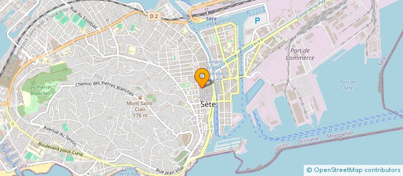 localisation de l'entreprise MONSIEUR ALAIN GIBERT  SETE